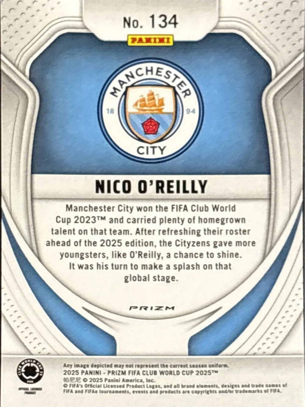Panini shiny rookie